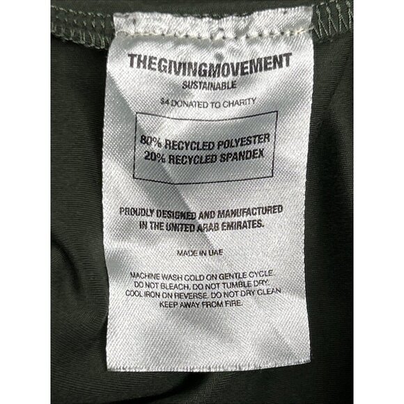 The Giving Movement Shirt Sustainable Unisex Large Cropped Back Print Oversized - Picture 4 of 12